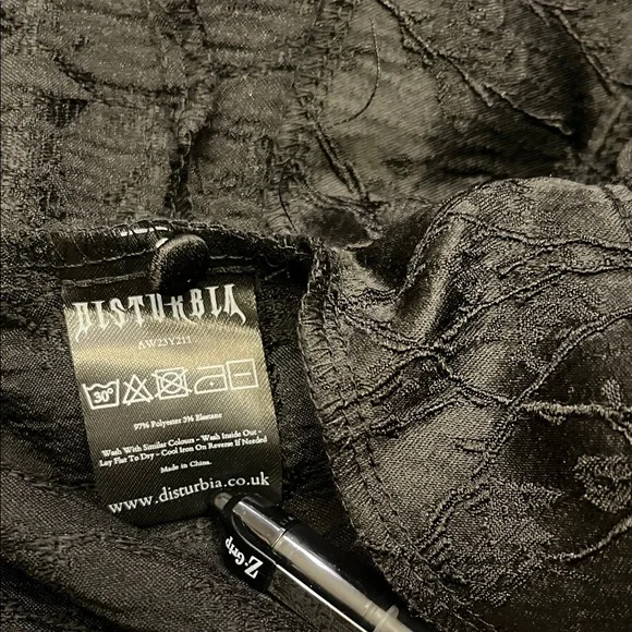 Disturbia Black Long Sleeve Dress size 18 - Picture 8 of 12